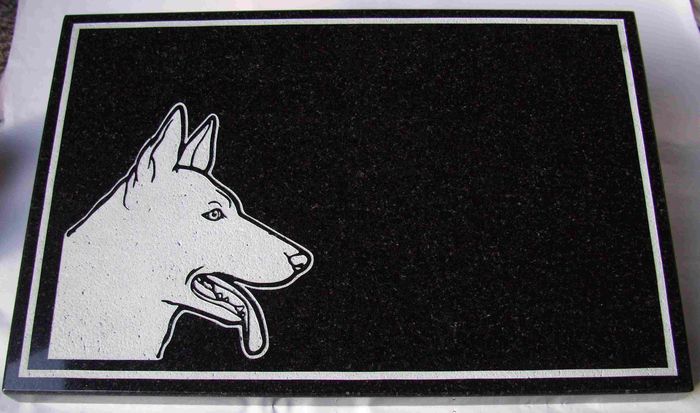 Tiergrabstein "Exclusiv-Doghead" Tiergrabstein "Exclusiv-Doghead"