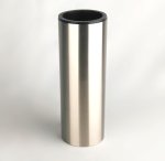 (image for) grave vase "tube" from stainless steel