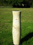 (image for) grave vase XXL -height 75 cm- from granite