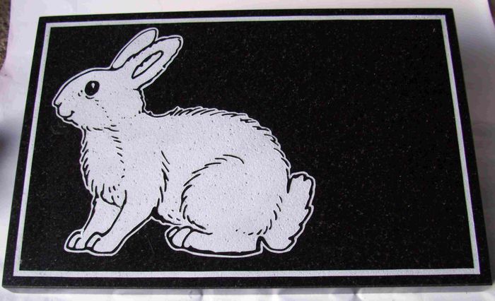 Tiergrabstein "Exclusiv-Bunny" - zum Schließen ins Bild klicken