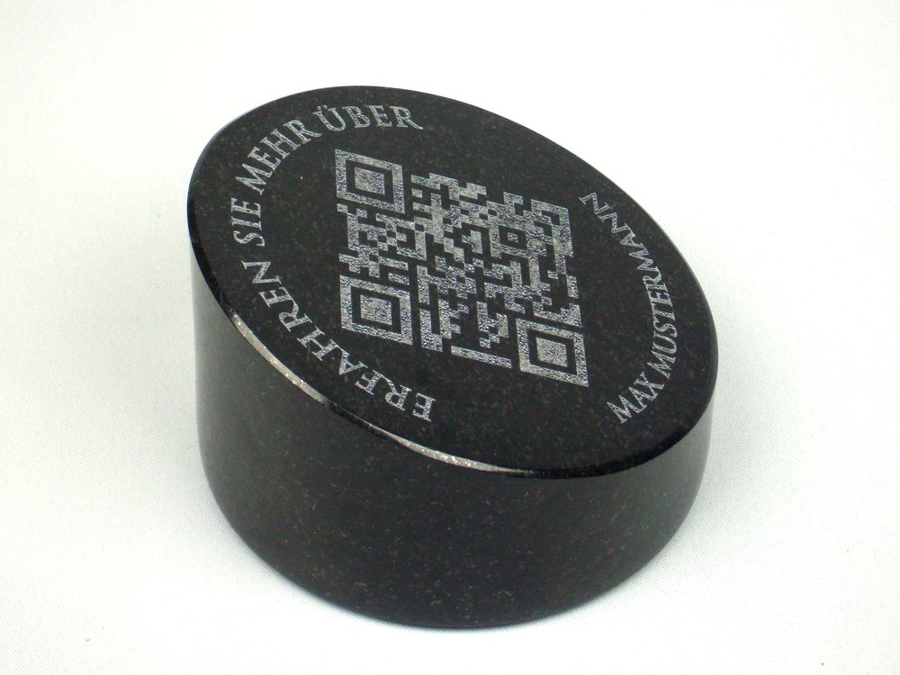 QR-Code Granitsockel